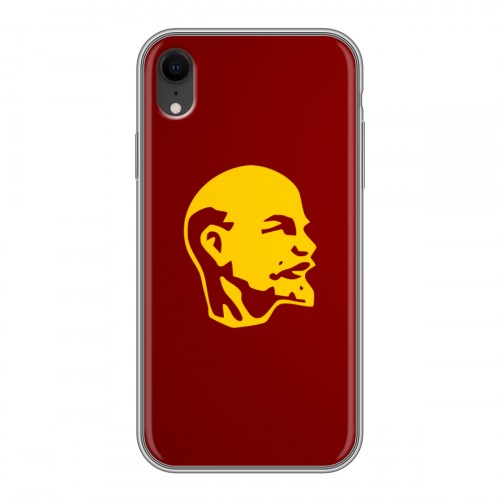 Дизайнерский силиконовый чехол для Iphone Xr Владимир Ленин