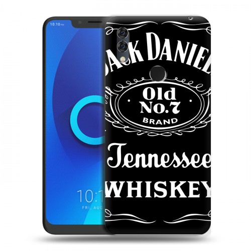 Дизайнерский силиконовый чехол для Alcatel 5V Jack Daniels