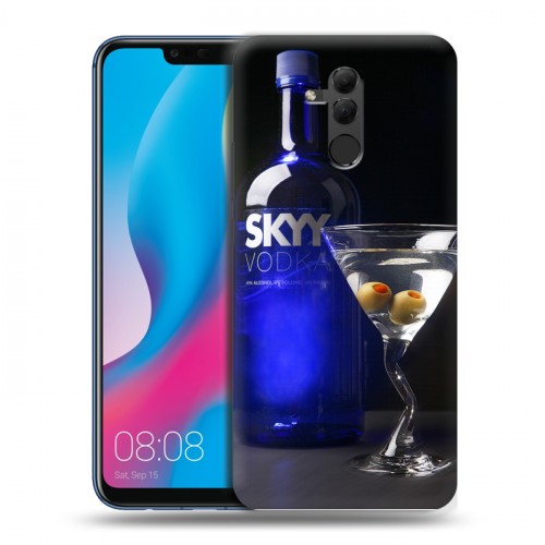Дизайнерский силиконовый с усиленными углами чехол для Huawei Mate 20 Lite Skyy Vodka