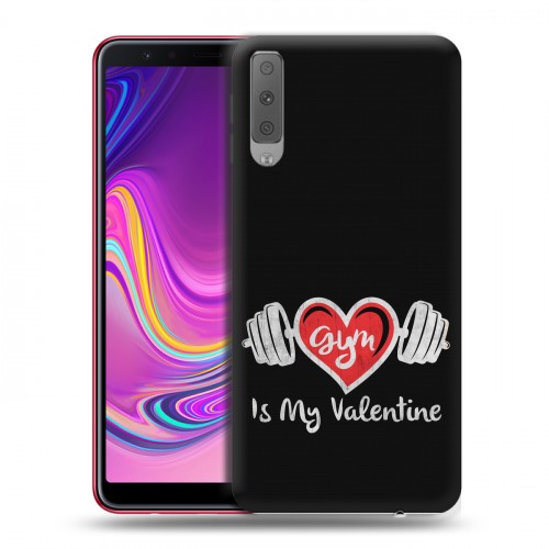 Дизайнерский силиконовый с усиленными углами чехол для Samsung Galaxy A7 (2018) День Святого Валентина