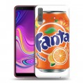 Дизайнерский силиконовый с усиленными углами чехол для Samsung Galaxy A7 (2018) Fanta