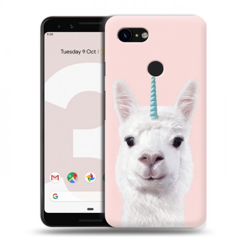 Дизайнерский пластиковый чехол для Google Pixel 3 Мятные звери