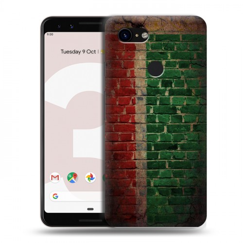 Дизайнерский пластиковый чехол для Google Pixel 3 Флаг Чечни