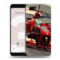 Дизайнерский пластиковый чехол для Google Pixel 3 Ferrari