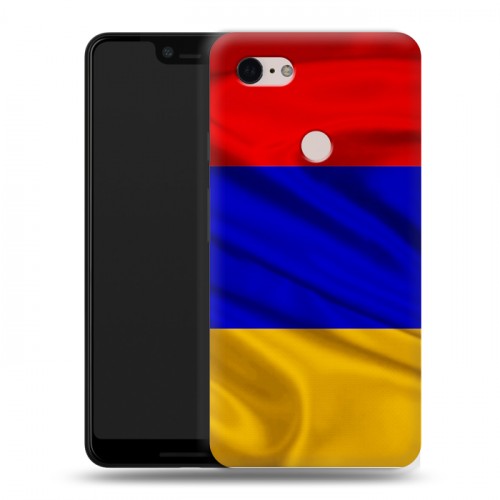 Дизайнерский силиконовый чехол для Google Pixel 3 XL Флаг Армении