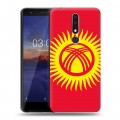 Дизайнерский силиконовый чехол для Nokia 3.1 Plus Флаг Киргизии