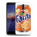 Дизайнерский силиконовый чехол для Nokia 3.1 Plus Fanta