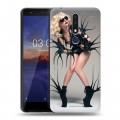 Дизайнерский силиконовый чехол для Nokia 3.1 Plus Леди Гага
