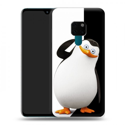 Дизайнерский пластиковый чехол для Huawei Mate 20 Пингвины