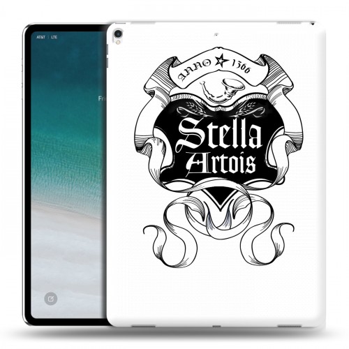 Дизайнерский силиконовый чехол для IPad Pro 12.9 (2018) Stella Artois
