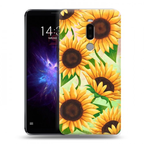 Дизайнерский силиконовый чехол для Meizu Note 8 Романтик цветы