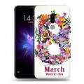 Дизайнерский силиконовый чехол для Meizu Note 8 8 марта