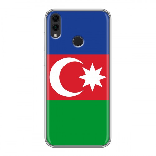 Дизайнерский пластиковый чехол для Huawei Honor 8C Флаг Азербайджана