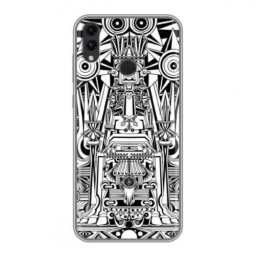 Дизайнерский силиконовый с усиленными углами чехол для Huawei Honor 8C Мистические божества