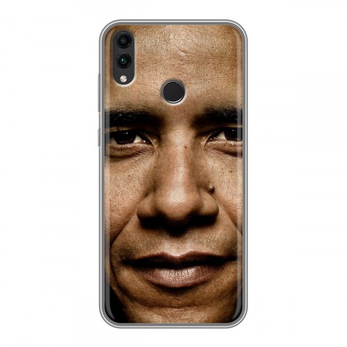 Дизайнерский силиконовый чехол для Huawei Honor 8C Барак Обама