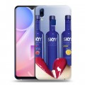 Дизайнерский пластиковый чехол для Vivo Y95 Skyy Vodka
