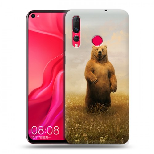 Дизайнерский пластиковый чехол для Huawei Nova 4 Медведи