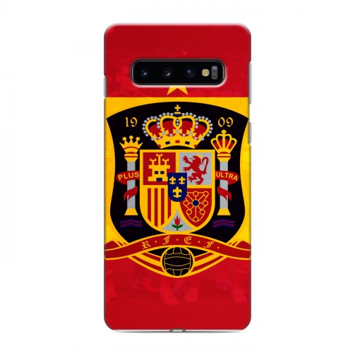 Дизайнерский силиконовый чехол для Samsung Galaxy S10 флаг Испании