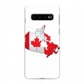 Дизайнерский силиконовый чехол для Samsung Galaxy S10 Флаг Канады