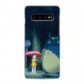 Дизайнерский силиконовый чехол для Samsung Galaxy S10 Аниме