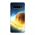 Дизайнерский силиконовый чехол для Samsung Galaxy S10 Солнце