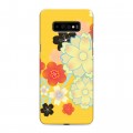 Дизайнерский пластиковый чехол для Samsung Galaxy S10 Plus Цветы кимоно