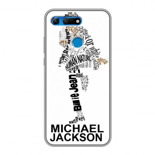 Дизайнерский силиконовый чехол для Huawei Honor View 20 Майкл Джексон