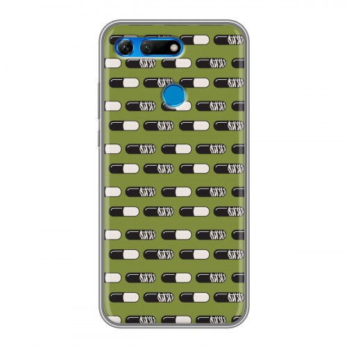 Дизайнерский силиконовый чехол для Huawei Honor View 20 Разноцветные таблетки