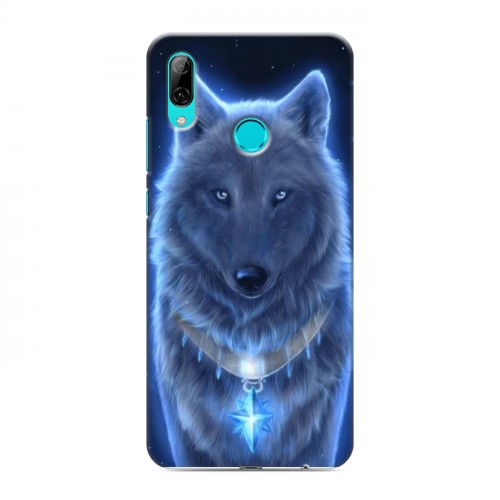 Дизайнерский пластиковый чехол для Huawei P Smart (2019) Волки