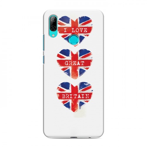 Дизайнерский пластиковый чехол для Huawei P Smart (2019) British love