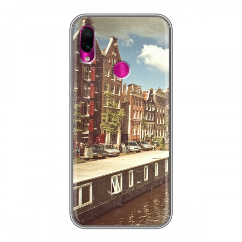 Дизайнерский силиконовый чехол для Xiaomi RedMi Note 7 амстердам