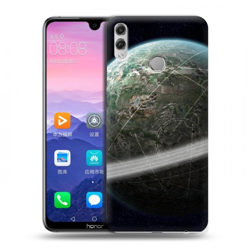 Дизайнерский пластиковый чехол для Huawei Honor 8X Max Вселенная