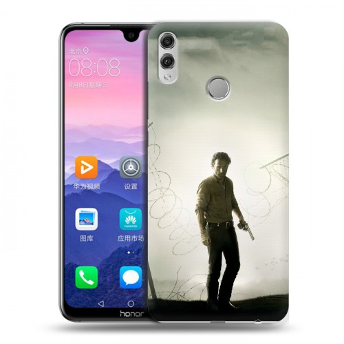 Дизайнерский пластиковый чехол для Huawei Honor 8X Max Ходячие мертвецы