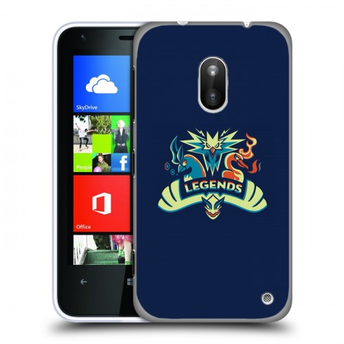 Дизайнерский пластиковый чехол для Nokia Lumia 620 Pokemon Go
