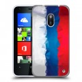 Дизайнерский пластиковый чехол для Nokia Lumia 620 Российский флаг
