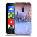 Дизайнерский силиконовый чехол для Nokia Lumia 620 зима