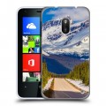 Дизайнерский пластиковый чехол для Nokia Lumia 620 горы