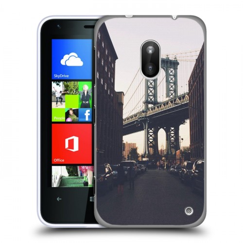 Дизайнерский пластиковый чехол для Nokia Lumia 620 Нью-Йорк