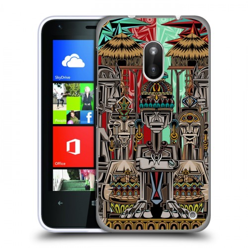 Дизайнерский пластиковый чехол для Nokia Lumia 620 Мистические божества