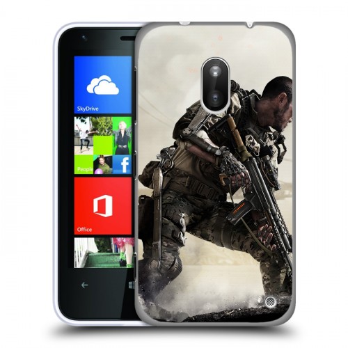 Дизайнерский силиконовый чехол для Nokia Lumia 620 Call of duty
