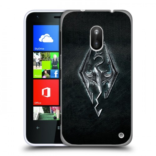 Дизайнерский пластиковый чехол для Nokia Lumia 620 Skyrim