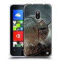 Дизайнерский силиконовый чехол для Nokia Lumia 620 Танки