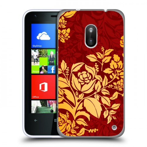 Дизайнерский пластиковый чехол для Nokia Lumia 620 Современное барокко