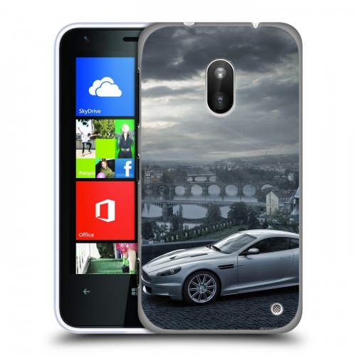 Дизайнерский пластиковый чехол для Nokia Lumia 620 Aston Martin