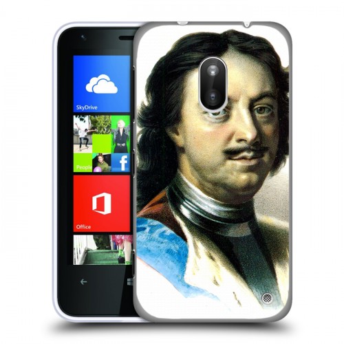 Дизайнерский пластиковый чехол для Nokia Lumia 620 Петр Первый