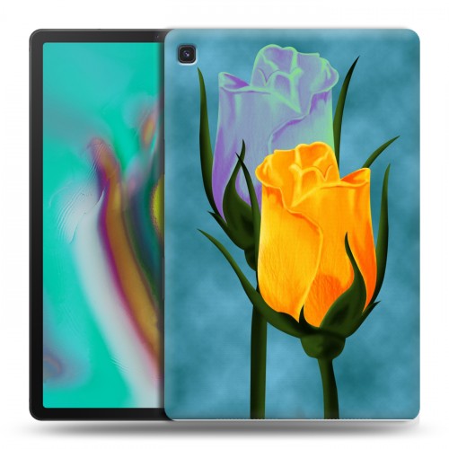 Дизайнерский силиконовый чехол для Samsung Galaxy Tab S5e Сила роз