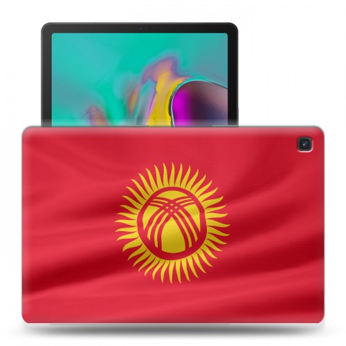 Дизайнерский пластиковый чехол для Samsung Galaxy Tab S5e флаг Киргизии