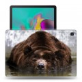 Дизайнерский силиконовый чехол для Samsung Galaxy Tab S5e Медведи