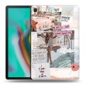 Дизайнерский силиконовый чехол для Samsung Galaxy Tab S5e Коллаж