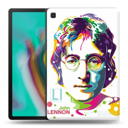 Дизайнерский пластиковый чехол для Samsung Galaxy Tab S5e Джон Леннон